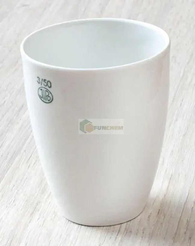 Kelímek spalovací porcelánový vysoký 91 ml