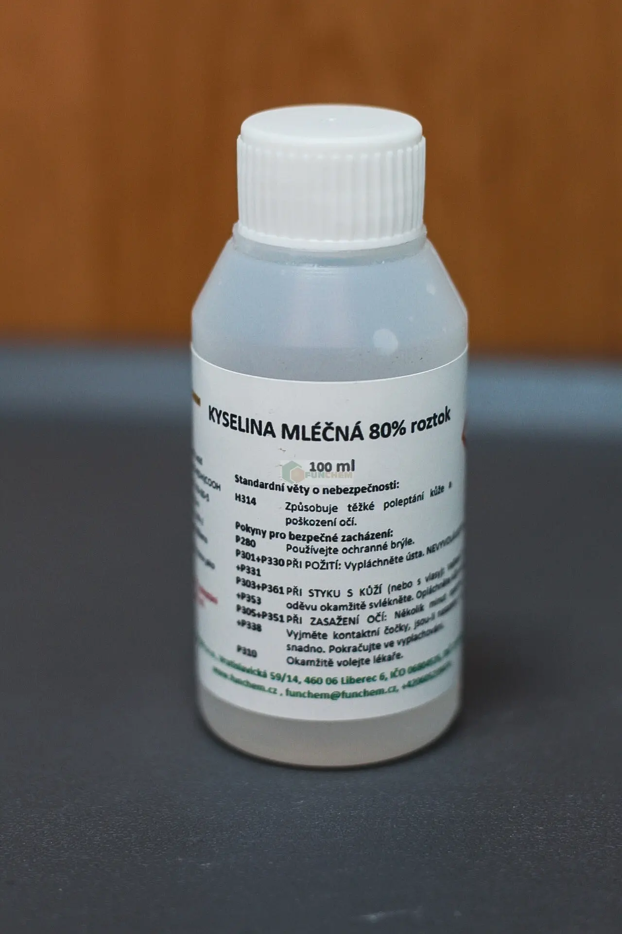 Kyselina mléčná 80% roztok 100 ml