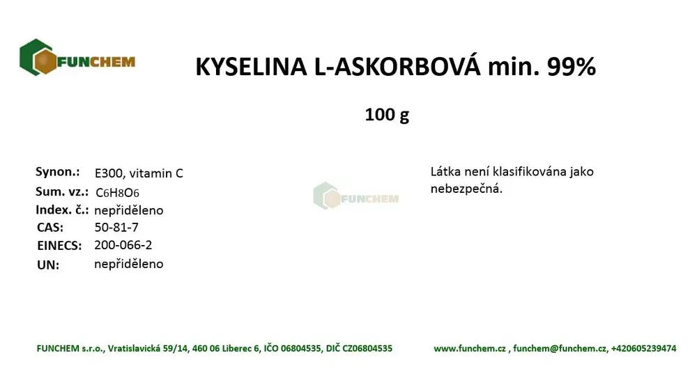 Kyselina L-askorbová 100 g