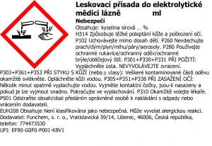 Leskovací přísada do galvanické mědící lázně