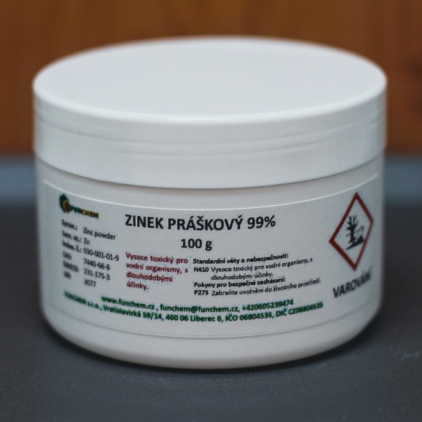 Zinek práškový 99% 100g