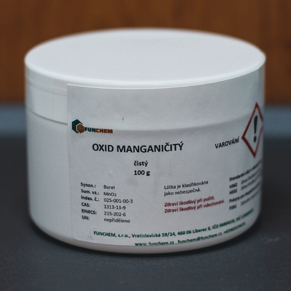 Oxid manganičitý č. 100 g