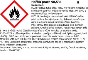Hořčík práškový 99,8% 100 g