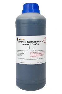 Patinovací roztok pro mosaz - bronzově hnědá