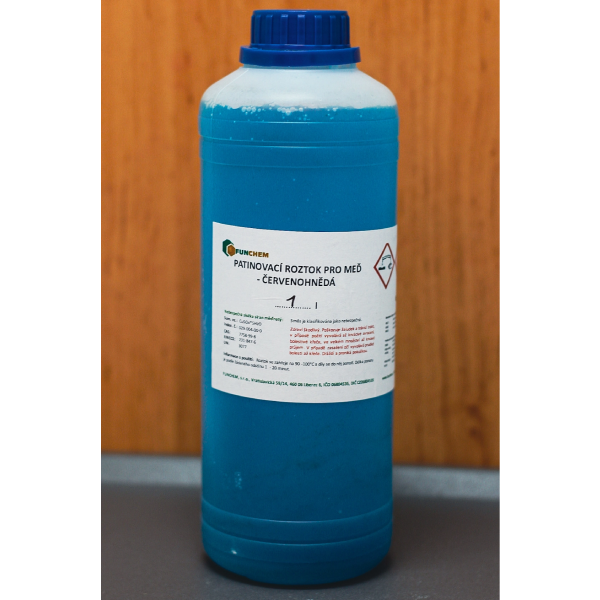 Patinovací roztok pro měď - červenohědá