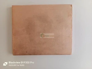 Měděná anoda 99,99% 6 x 10 x 1 cm 