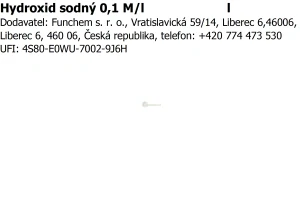 Hydroxid sodný 0,1M  (10/N)