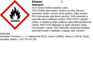 Líh denaturovany nad 96% 1 l