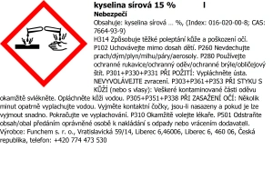 Kyselina sírová 15%