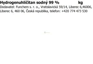 Hydrogenuhličitan sodný 99%