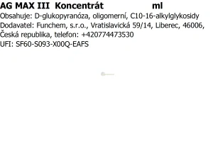 AG-Max III čistící koncentrát pro UZ lázně