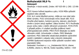 Butylacetát 99% čistý