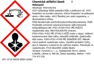 Chemická stříbřící lázeň 500 ml pro měď a slitiny mědi
