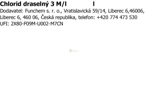 Chlorid draselný odměrný roztok 3 mol/l (3N) 1000ml 