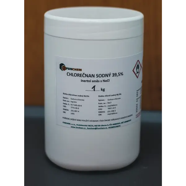 Chlorečnan sodný 39,5 % inertní směs s NaCl