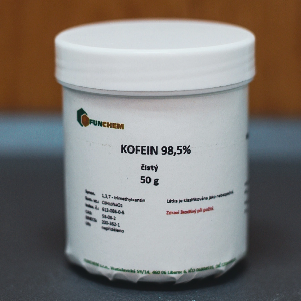 Kofein č. >98% 50 g