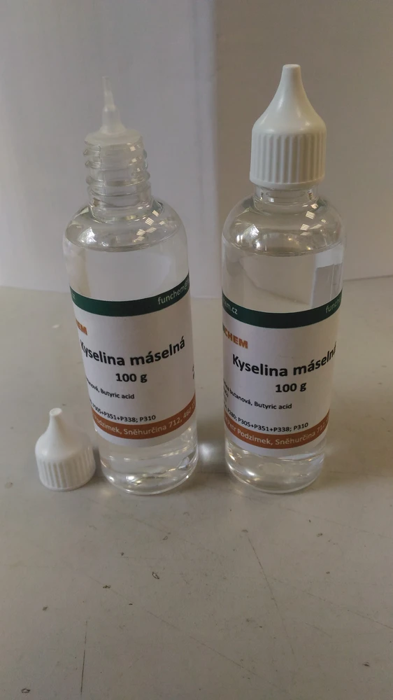 Kyselina máselná >99% p.a. 100 ml s aplikátorem