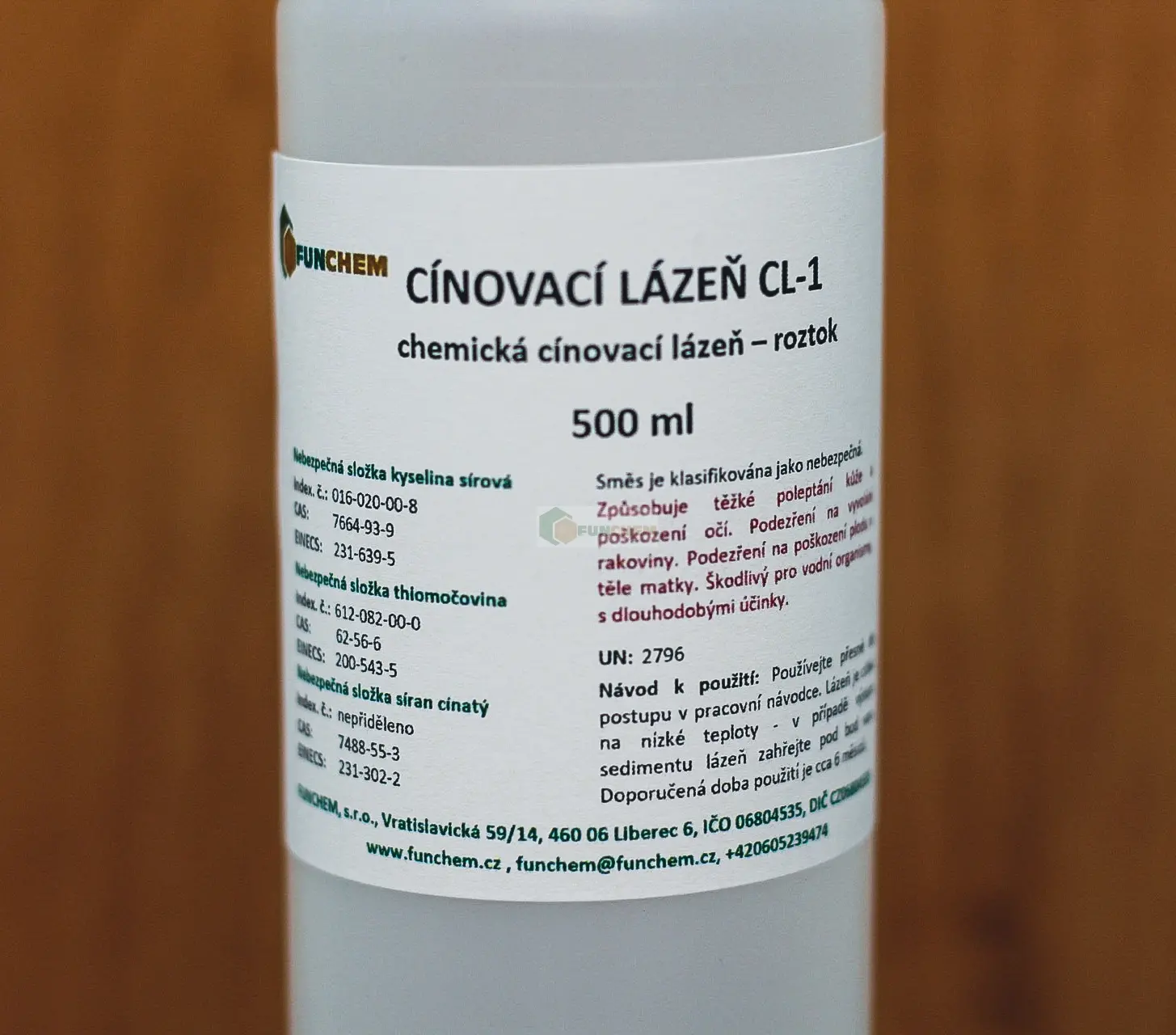 Chemická cínovací lázeň 500 ml