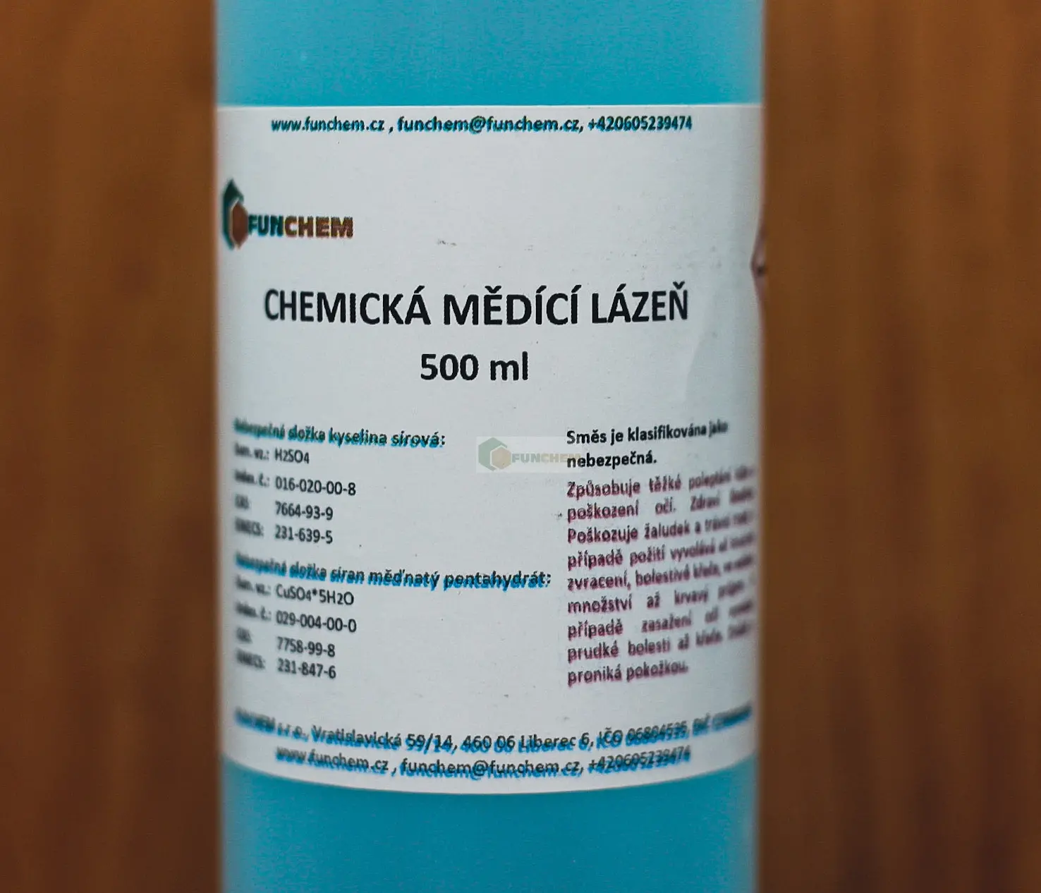 Chemická mědící lázeň (Mědínek) 500 ml