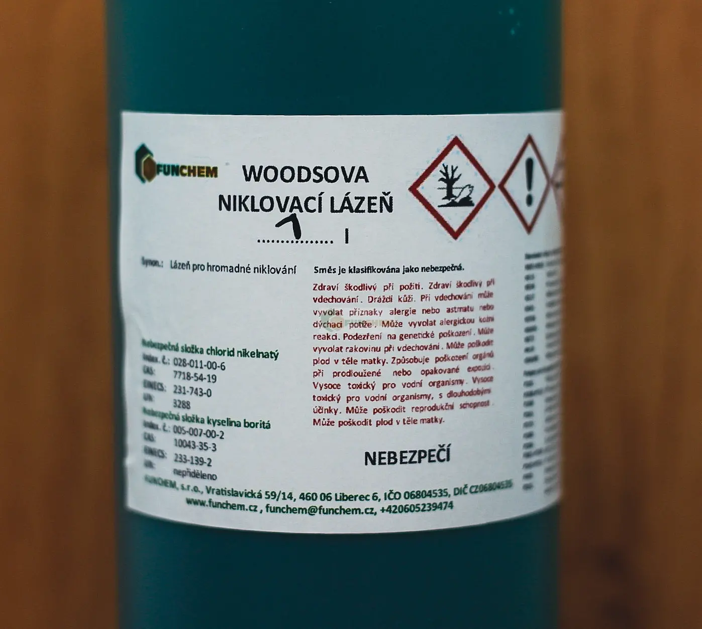 Woodsův nikl lázeň