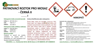 Patinovací roztok pro mosaz - černá II